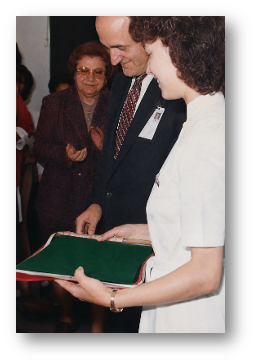 Opening ceremony in 1985 with Prof. Namık &Ccedil;evik