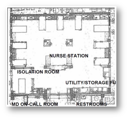 Floor plan of the 1997 renovation